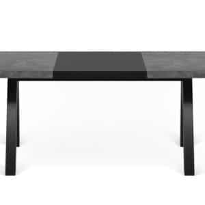 Temahome Apex Spisebord m/udtræk - Grå beton-look