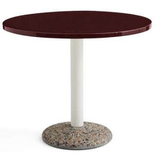 HAY Ceramic Table - Dia.90 - Bordeaux