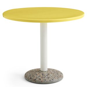HAY Ceramic Table - Dia.90 - Bright Yellow