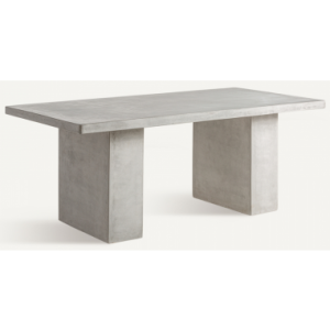 Vytina spisebord i beton 200 x 100 cm - Betongrå