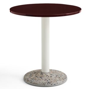 HAY Ceramic Table - Dia.70 - Bordeaux