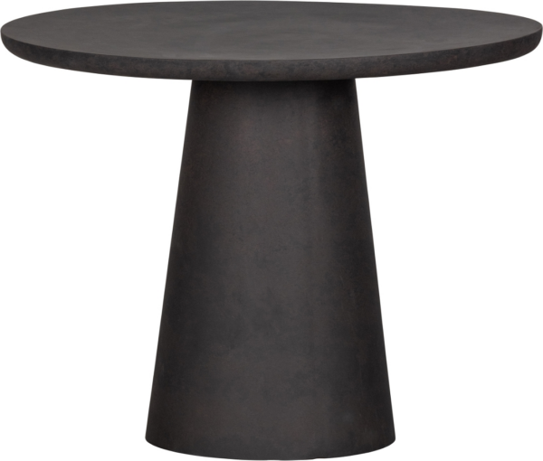 Spisebord WOOOD Damon Beton-look Fiberlera Ø100 x H76 cm Brun