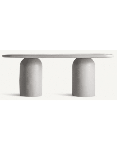 HASENA Spisebord i forstærket beton 200 x 100 cm - Betongrå